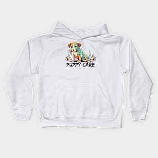 Puppy Care Kids Hoodie